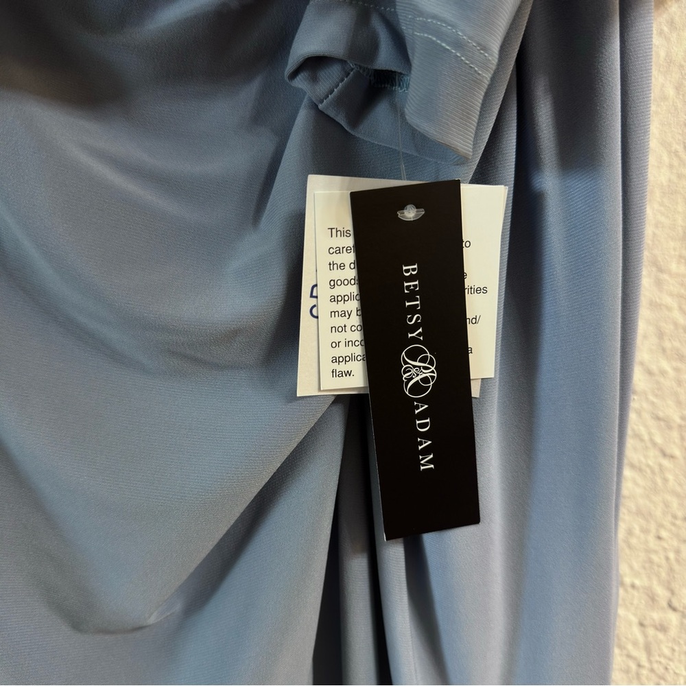 Betsy & Adam Long Blue Dress – Size 4 – New - Picture 9 of 10